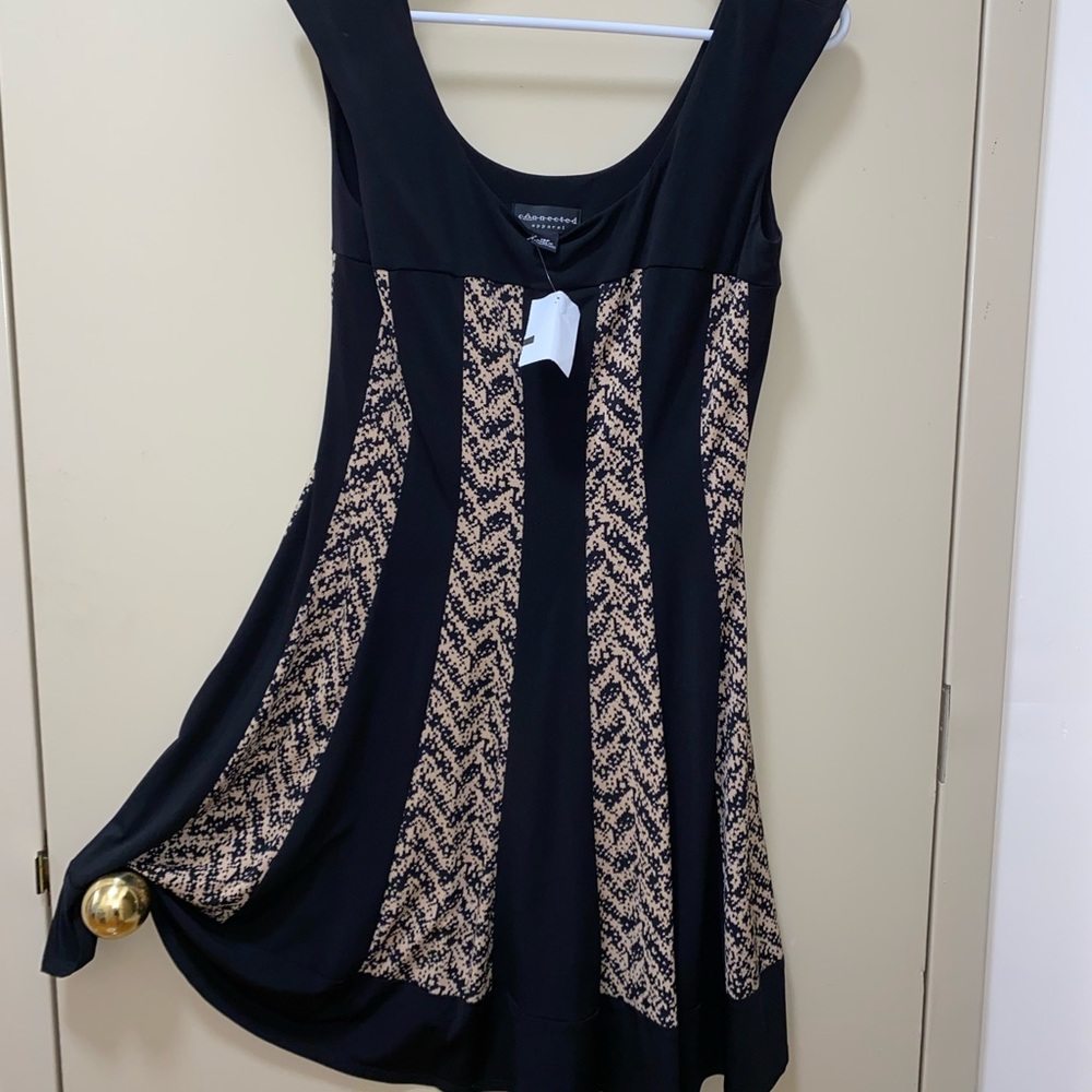 Black & Beige Dress Size 12P